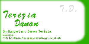 terezia danon business card